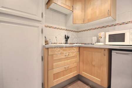 Kitchen Furnished apartment - 43m²  - 1 bedroom - Bourse - Paris