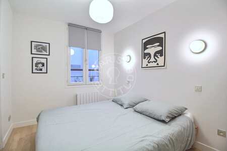 Bedroom Furnished apartment - 32m²  - 1 bedroom - Montorgueil - Paris