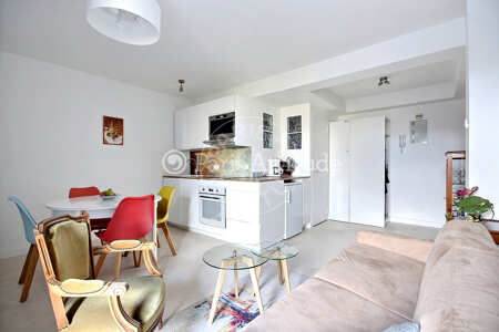 Sala Apartamento mobilado - 39m²  - 1 quarto - Denfert Rochereau - Paris