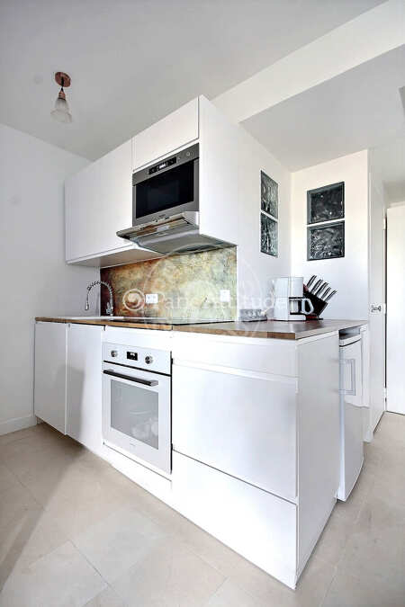 Cozinha Apartamento mobilado - 39m²  - 1 quarto - Denfert Rochereau - Paris