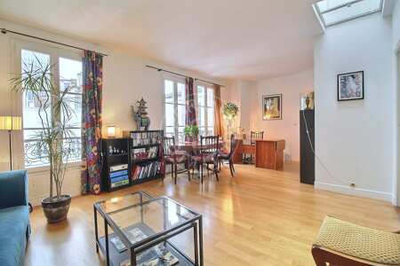 Living room Furnished apartment - 50m²  - 1 bedroom - Ecole Militaire / Unesco / Duroc - Paris
