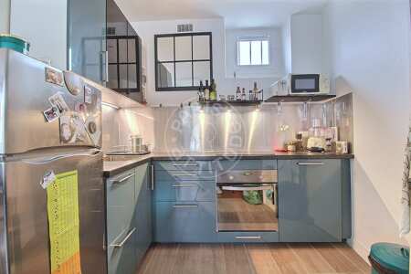 Kitchen Furnished apartment - 50m²  - 1 bedroom - Ecole Militaire / Unesco / Duroc - Paris