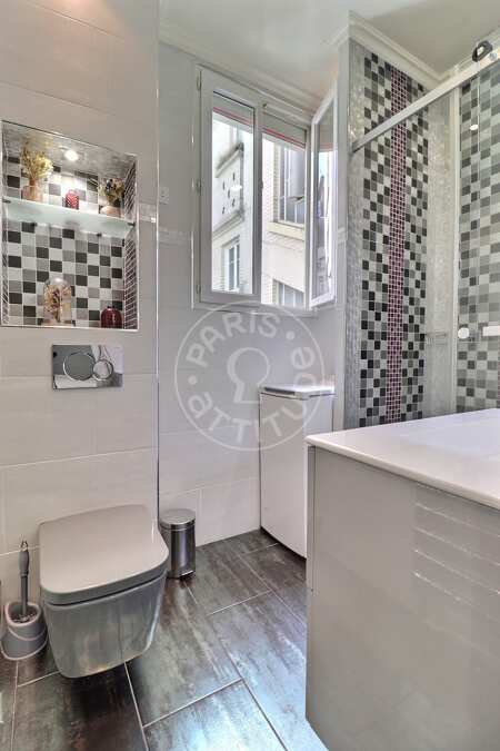 Badezimmer Möblierte wohnung - 30m²  - 1 Zimmer - Jasmin / Mozart - Paris