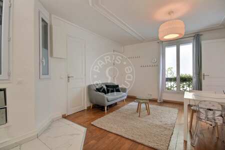 Living room Furnished apartment - 43m²  - 1 bedroom - Tour Eiffel - Paris