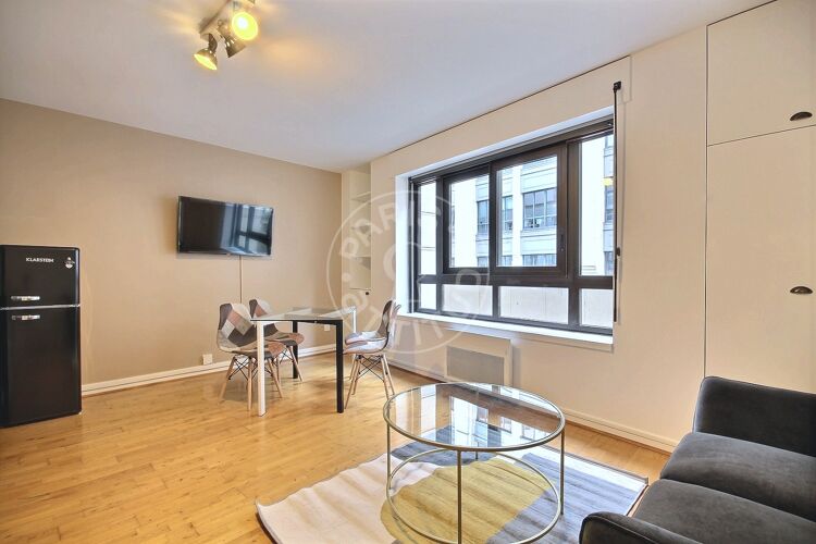 Living room - Furnished 1 bedroom - Paris 75018 - 14588