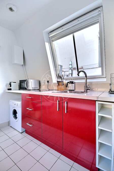 Cucina Appartamento arredato - 27m²  - 1 locale - Opéra - Parigi