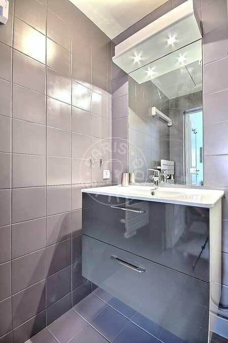 Bagno Appartamento arredato - 27m²  - 1 locale - Opéra - Parigi
