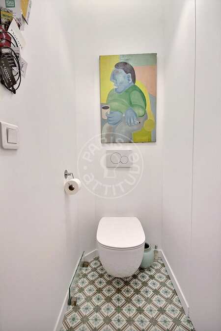 Toilettes Appartement meublé - 59m²  - 1 chambre - Invalides - Paris