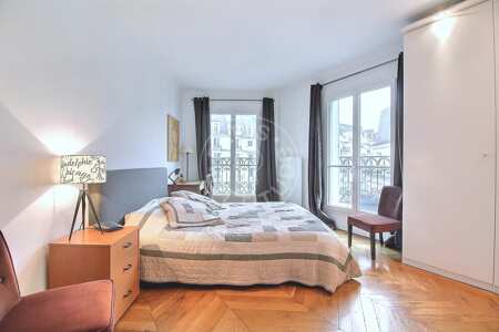Quarto Apartamento mobilado - 73m²  - 2 quartos - Porte Maillot / Palais des Congrès - Paris