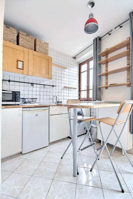 Küche Möblierte studio - 25m²  - Sacré-Cœur - Paris