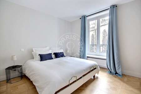 Camera da letto Appartamento arredato - 89m²  - 2 locali - Invalides - Parigi