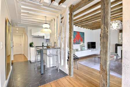 Cuisine Appartement meublé - 60m²  - 1 chambre - Saint-Germain - Paris