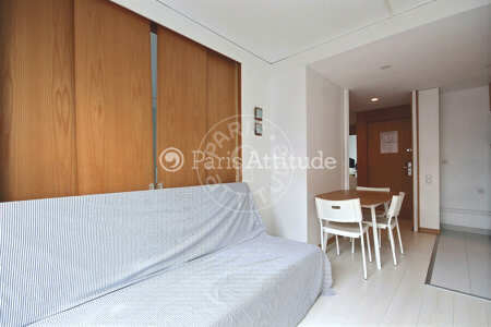 Living room Furnished apartment - 33m²  - 1 bedroom - Issy-les-Moulineaux - Paris