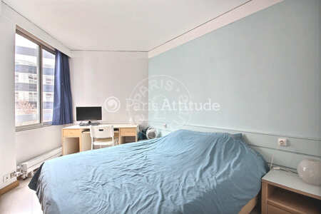 Bedroom Furnished apartment - 33m²  - 1 bedroom - Issy-les-Moulineaux - Paris
