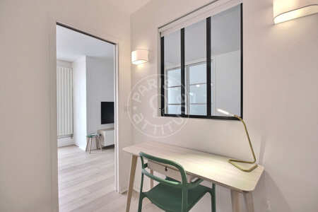 Office Furnished apartment - 49m²  - 1 bedroom - Commerce - Paris