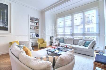 Wohnzimmer Möblierte wohnung - 130m²  - 3 Zimmer - Trocadéro - Paris