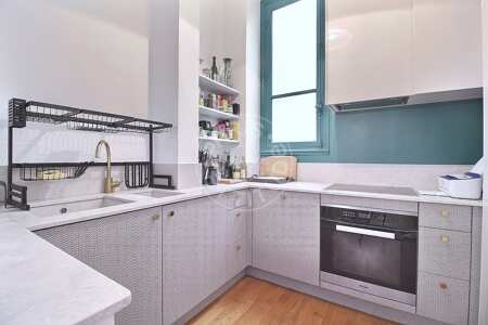 Küche Möblierte wohnung - 130m²  - 3 Zimmer - Trocadéro - Paris