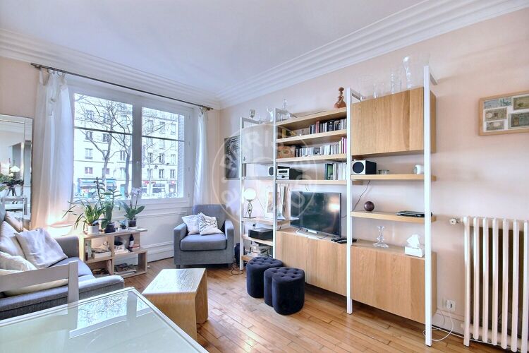 Salon - 1 chambre meublé - Paris 75009 - 14611