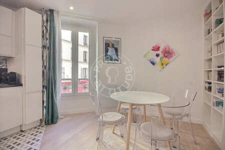Salle à manger Appartement meublé - 43m²  - 1 chambre - Plaisance / Pernety - Paris