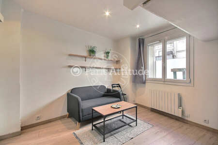 Salon Studio meublé - 22m²  - Oberkampf - Paris