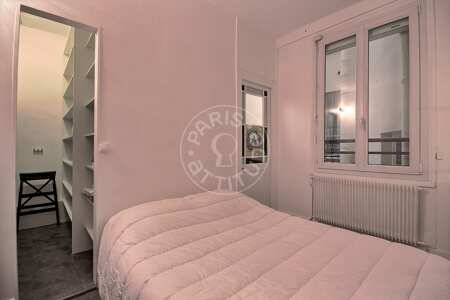 Camera da letto Appartamento arredato - 48m²  - 1 locale - Saint-Paul - Parigi