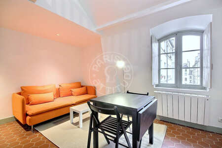 Sala Studio mobilado - 23m²  - Place des Vosges - Paris
