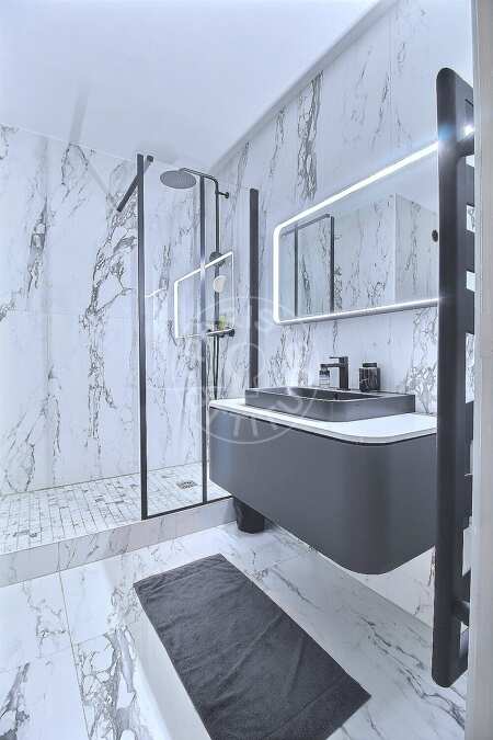 Baño Estudio amueblado - 32m²  - Canal Saint-Martin - París