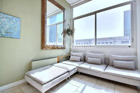 Salon Duplex meublé - 125m²  - 2 chambres - Courbevoie