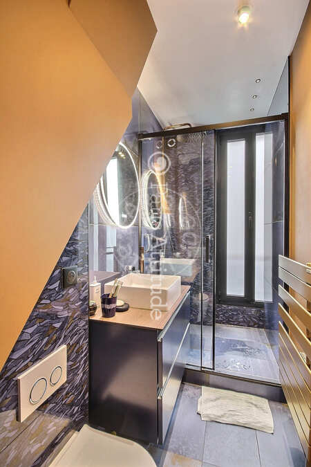 Casa de banho Apartamento mobilado - 25m²  - 1 quarto - Charonne - Paris