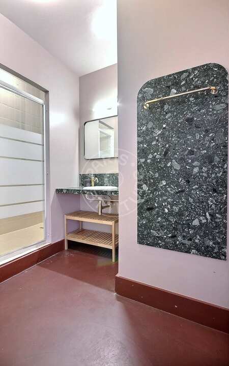 Casa de banho Apartamento mobilado - 47m²  - 2 quartos - Pasteur - Paris