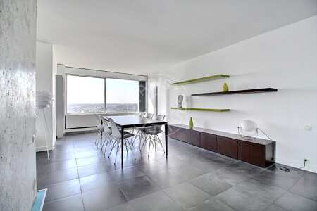 Dining room Furnished apartment - 120m²  - 2 bedrooms - Puteaux