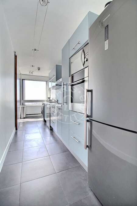 Kitchen Furnished apartment - 120m²  - 2 bedrooms - Puteaux