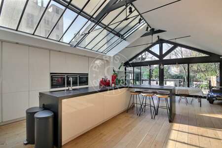 Küche Möblierte haus - 300m²  - 4 Zimmer - Jasmin / Mozart - Paris