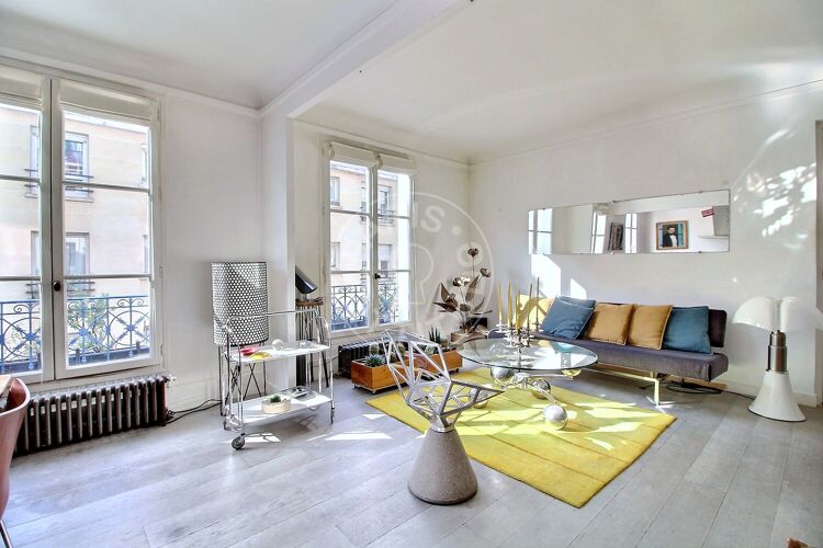 Salotto - 3 locali arredato - Parigi 75011 - 14631