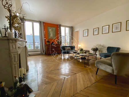 Wohnzimmer Möblierte wohnung - 65m²  - 1 Zimmer - Centre George Pompidou - Paris