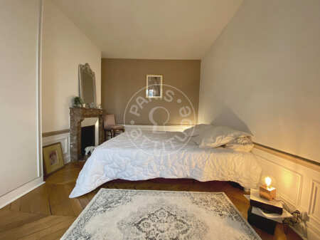 Schlafzimmer Möblierte wohnung - 65m²  - 1 Zimmer - Centre George Pompidou - Paris