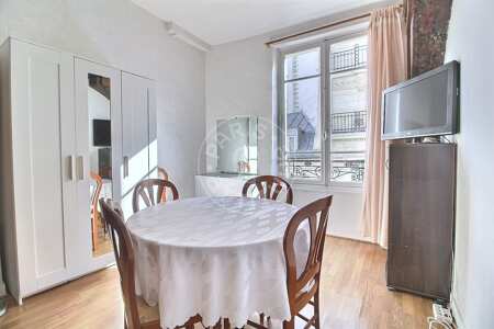Sala de jantar Apartamento mobilado - 40m²  - 1 quarto - Temple - Paris