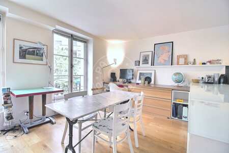 Sala de jantar Apartamento mobilado - 60m²  - 1 quarto - Montorgueil - Paris