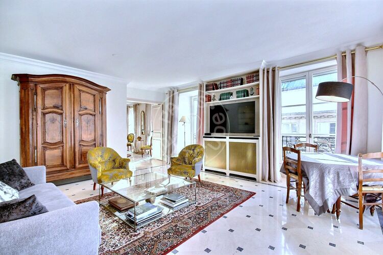 Salon - 1 chambre meublé - Paris 75009 - 14659