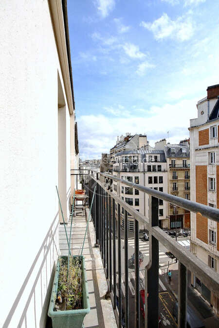 Balkon Möblierte wohnung - 31m²  - 1 Zimmer - Batignolles - Paris