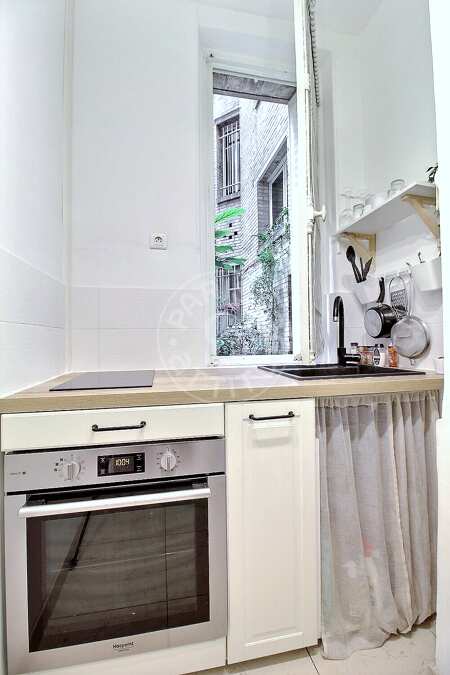 Küche Möblierte wohnung - 52m²  - 1 Zimmer - Mirabeau - Paris