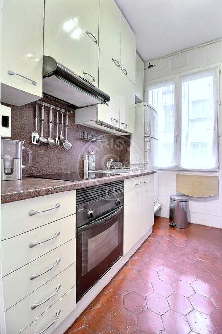 Cocina Piso amueblado - 68m²  - 2 dormitorios - Poissonnière - París