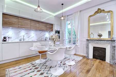Dining room Furnished apartment - 54m²  - 1 bedroom - Ecole Militaire / Unesco / Duroc - Paris