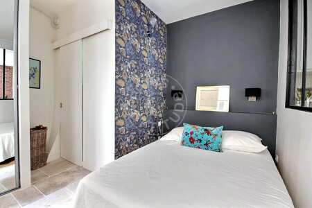 Schlafzimmer Möblierte wohnung - 26m²  - 1 Zimmer - Commerce - Paris