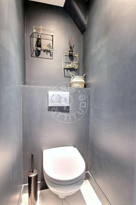 WC Apartamento mobilado - 35m²  - 1 quarto - Beaugrenelle - Paris