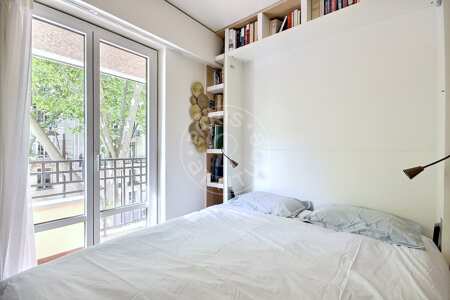 Camera da letto Appartamento arredato - 27m²  - 1 locale - Wagram - Parigi