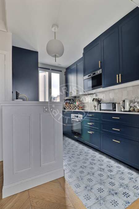 Cuisine Appartement meublé - 55m²  - 1 chambre - Batignolles - Paris