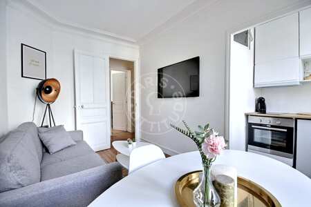Sala Apartamento mobilado - 30m²  - 1 quarto - Guy Môquet - Paris