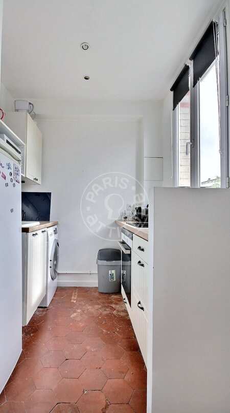 Küche Möblierte wohnung - 41m²  - 1 Zimmer - Levallois-Perret