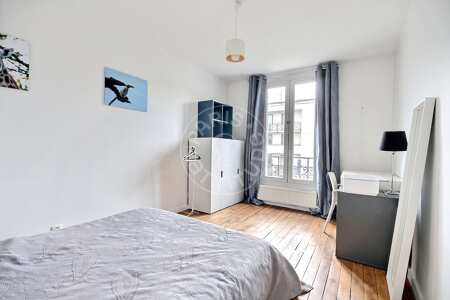 Schlafzimmer Möblierte wohnung - 41m²  - 1 Zimmer - Levallois-Perret